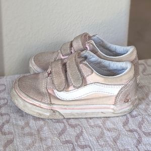 Pink Vans Old Skool Toddler size 7 Play Shoe Condition